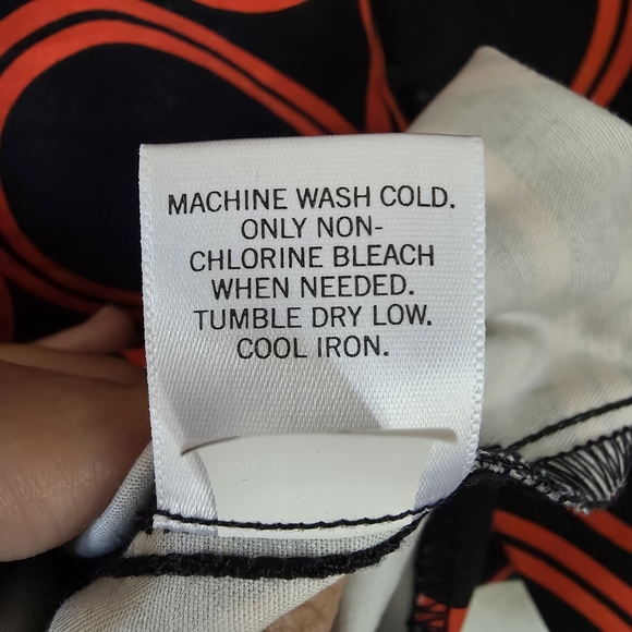 Banana Republic Black and Red Pencil Cotton Blend Skirt Knee-Length Size 2 - Picture 6 of 10